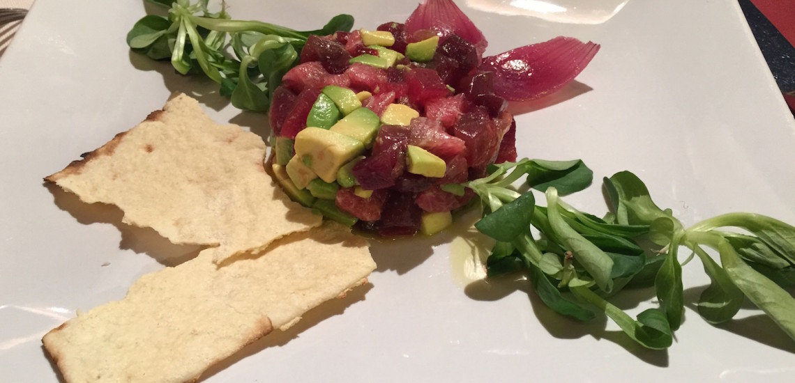 tonno avocado antipasto